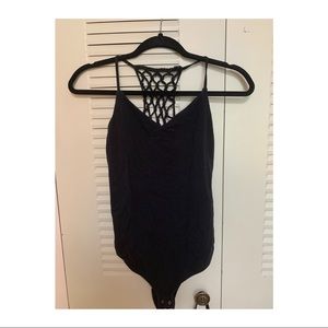 Braid back bodysuit